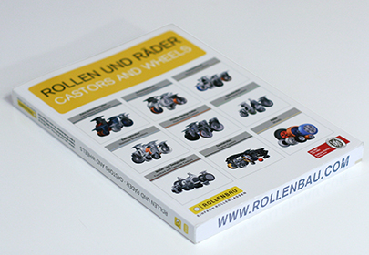 Rollenbau Katalog Titelblatt, Graphik